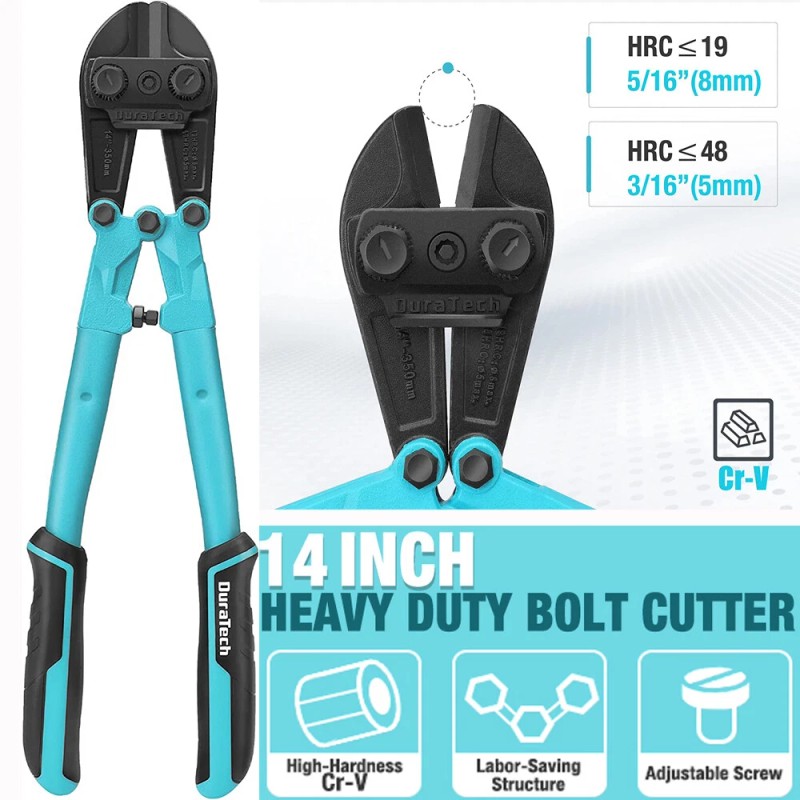 DURATECH 14-inch Heavy Duty Bolt Cutter for Rod Bolts Rivet