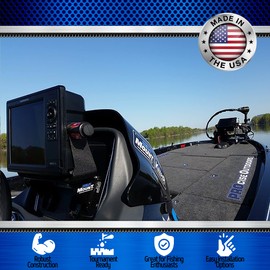 PROcise Outdoors DEK-it HD Bow Plate for Boat Ranger 520C 2017 - Exact Fit for Depth Finders, Fish Finders for Boats, GPS Electronics Fishfinder Mount, and Solid Marine Finders Mounting Kit