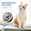 Cat Muzzle, Breathable Cat Face Cover Transparent Anti Bite Face