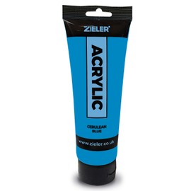 Zieler Cerulean Blue Acrylic Paint | 120ml Easy Squeeze Tube