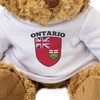 Big Red Egg ONTARIO FLAG - Teddy Bear - Cute