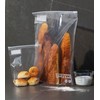 Gallon Slider Storage Bags- 100 Count, Featuring Expandable Bottom, Zero