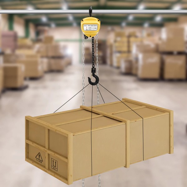 Unbranded 1T Triangle Manual Chain Hoist Heavy Duty Pulley Hoist