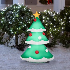 Holiday Living 3.5-FT Tall Lighted Christmas Tree Christmas Inflatable