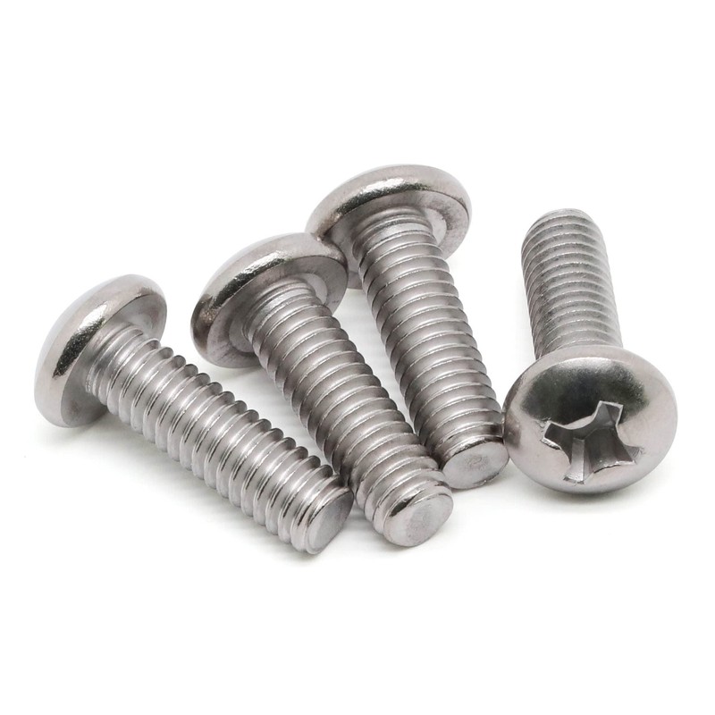 MewuDecor #4-40 x 3/8" Pan Head Machine Screws, Fully Threaded,