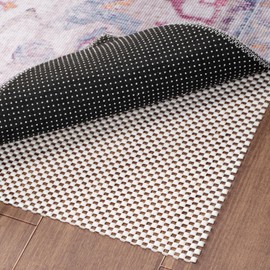 Aisoso Anti-Slip Rug Pad Grippers Thickened Carpet Mat Under Area Rugs Suitable for Hard Flooring and Tiles Flooring, Keep Your Rug Safe in Place, 2 x 3 Feet