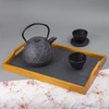 Creative Home Pine Wood and Slate Insert Rectangular Serving Tray