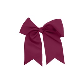 Jumbo Bow Clip with Tails - Plum for Women and Girls