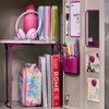 LockerMate 7-Piece Locker Organizer Kit, Includes Locker Shelf, Mirror, Whiteboard,
