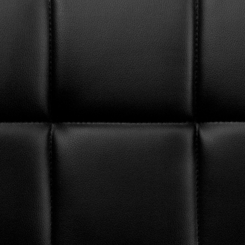 Flash Furniture Black Quilted Vinyl Barstool, 1 Pack