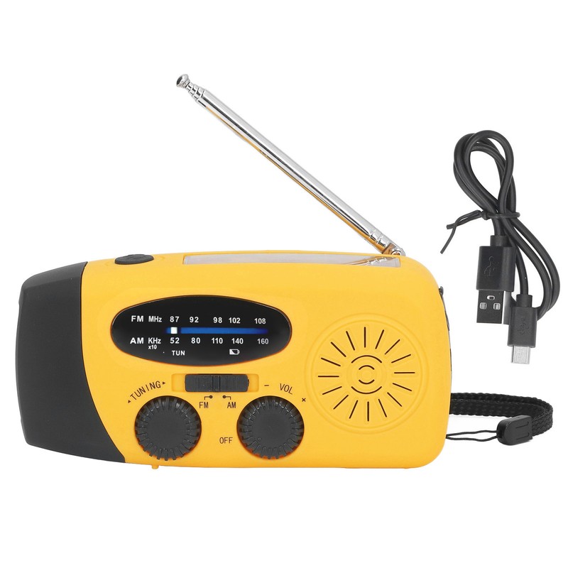 Hand Crank Solar Radio Multifunctional Emergency Radio LED Radio with