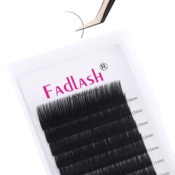 Eyelash Extensions 0.05mm C Curl Mix 8-14mm FADLASH Classic Lash