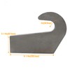 HECASA Weld-On Mounting Brackets Bucket Hook for Pin Type Over