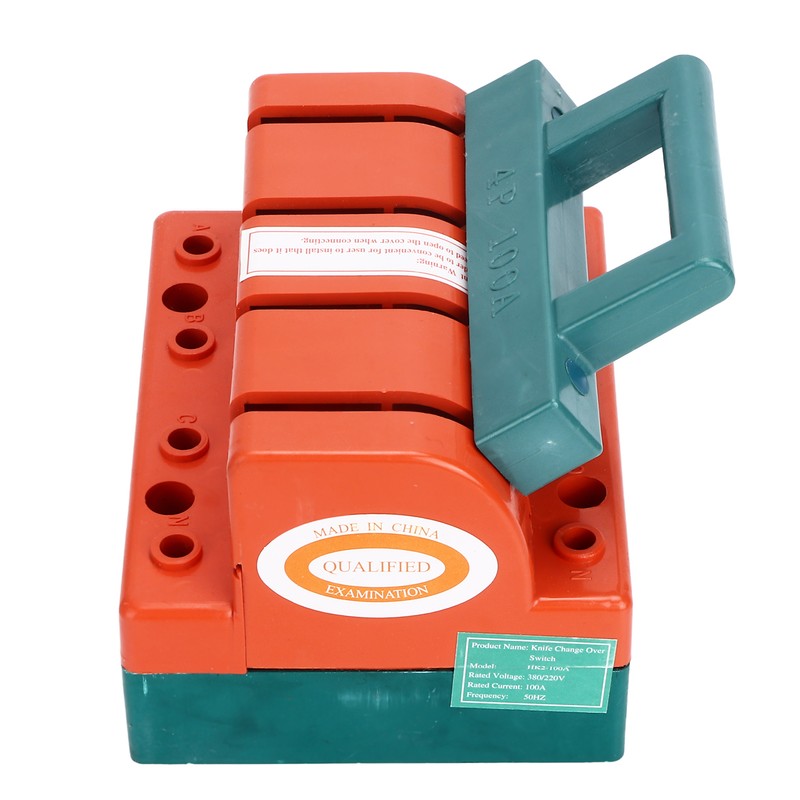 Knife Safety Switch 4P Single Throw 100A AC 380V Terminal