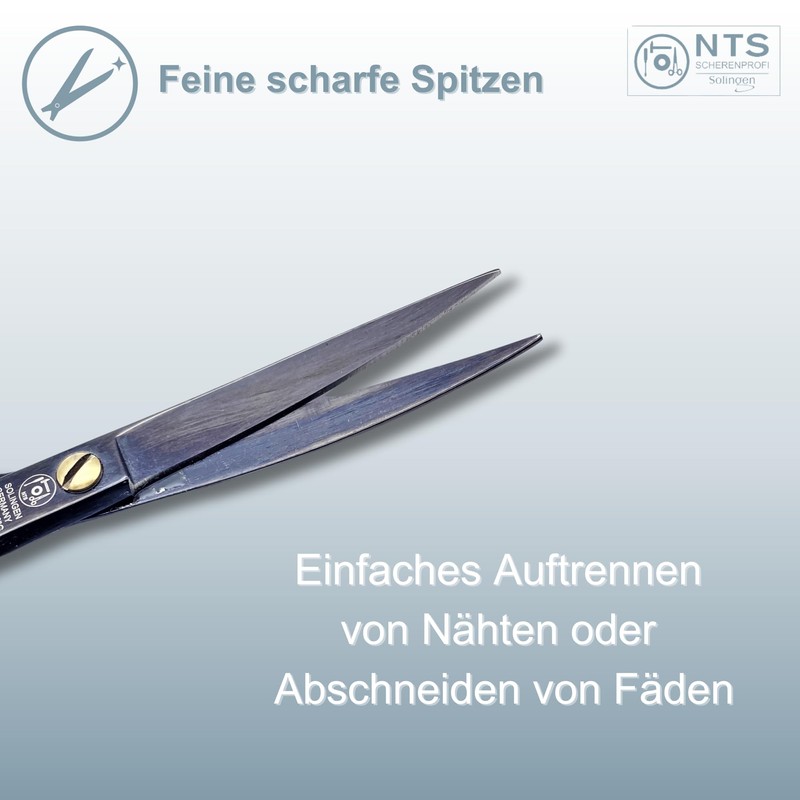 NTS-Solingen Black Edition | Tailor's Scissors | Fabric Scissors |