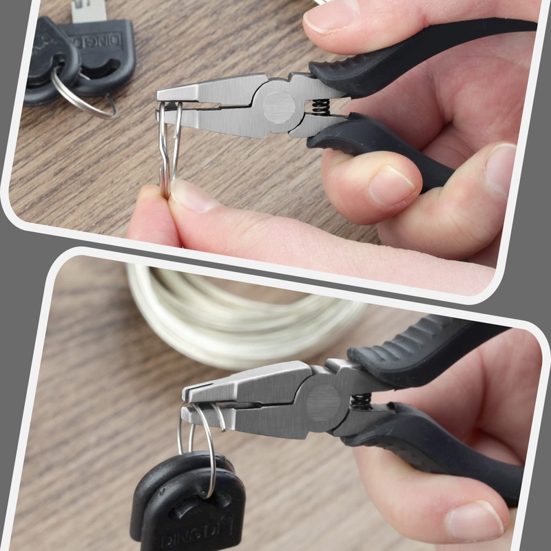 LEONTOOL Mini Split Ring Pliers for Jewelry Making 4 Inches