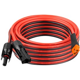 10AWG 30FT Solar to XT60i Extension Cable 3 6 10 35 50 75 100FT Heavy Duty Adapter Cable Connector XT60i Wire for Portable Power Station, Solar Panel, RV, Battery