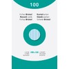 Exacompta 13812X Index Cards (205 q/m² Cardboard, Wood-Free, DIN A6,