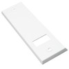 Cover Plate with Hole Spacing 16 cm Square White