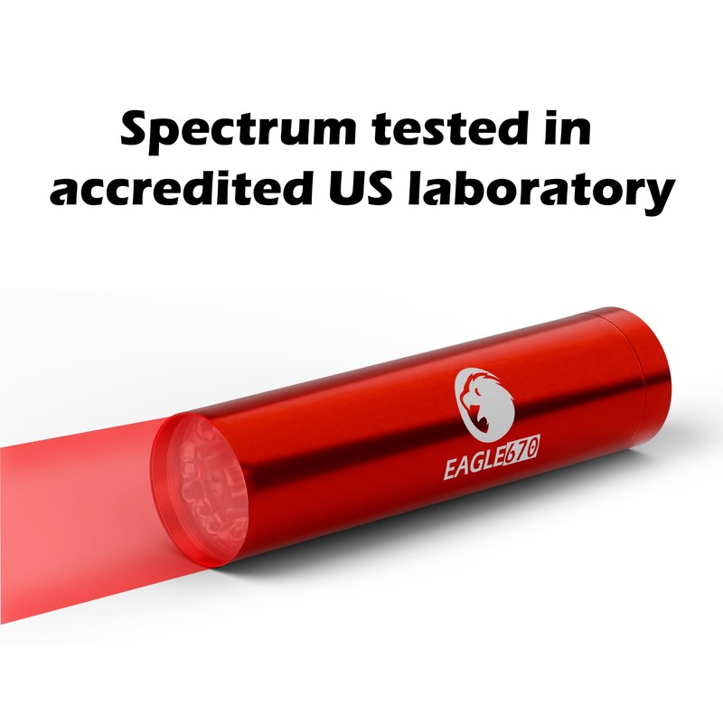 v4.0 670 nm Deep Red LED Light 8mW/cm2 | USA