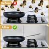 3 Sided Oil Splatter Guard, Upgrade Stainless Steel Anti Splatter