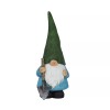 Hi-Line Gift Ltd. 16in Garden Gnome Statue Holding Shovel Resin