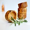 Set of 4 Olive Wood Serving Bowls, Handmade Wooden Bowls