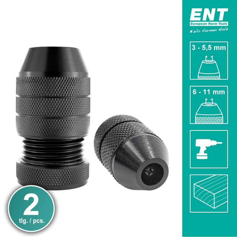 ENT 26512 Depth Stop Set, Variable Diameter 3-11 mm, Drill