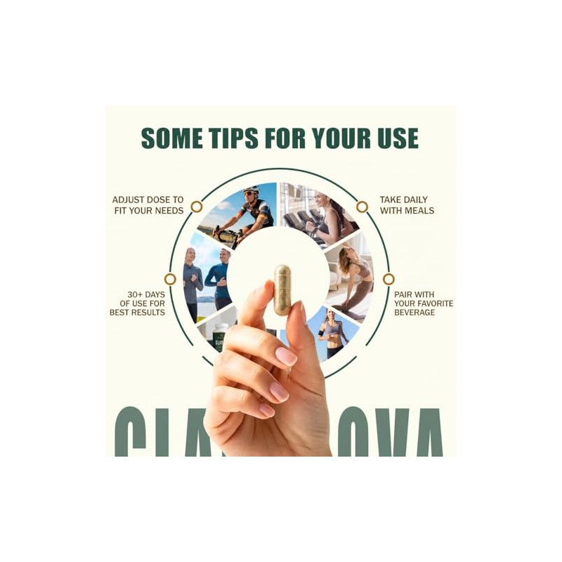 Claranova Labs Elastin Peptide, Elastin Peptide Skin Tightening Formula, 60