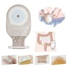 10pcs Colostomy Bag Disposable Adhesive One Piece Drainable Ostomy Pouch