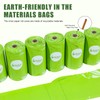 USBOO Biodegradable Disposable Diaper Bags, 200 Count, 1.0 Liters Capacity,