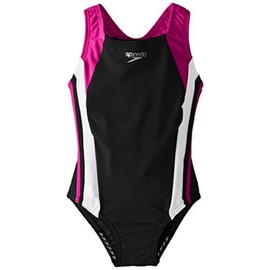 Speedo Girls 7-16 Solid Infinity Splice