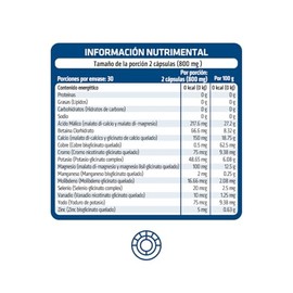HEALTHADDICTION - Miner Complex - Suplemento Multimineral de Minerales Quelados con Magnesio, Zinc, Manganeso, Potasio - 60 Cápsulas