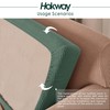 Hokway Stretch Couch Cushion Slipcovers Reversible Cushion Replacement Slipcovers Sofa
