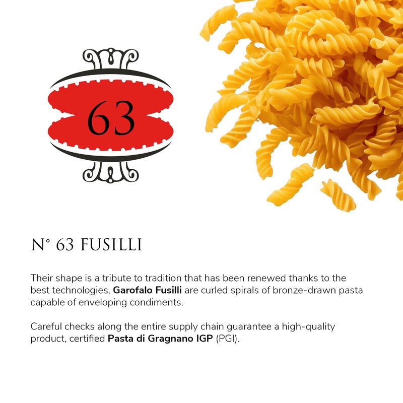 Garofalo - Premium Durum Wheat Semolina Fusilli Pasta, Italian Made,