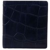 Golunski Leather Mens Navy Croc Tri Fold Wallet Graffiti Range