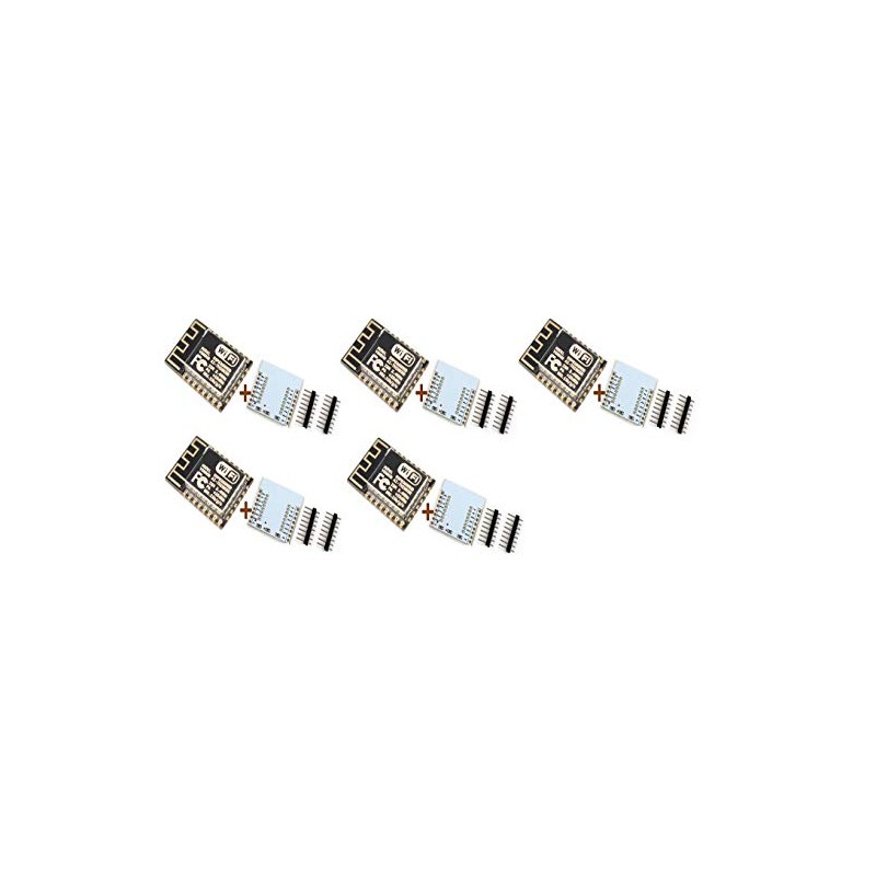 TECNOULAB 5 pcs ESP-12F ESP12F ESP8266 Serial WiFi Module (ESP-12