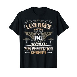 80th Birthday, Funny Sayings Gift, Legend Since 1942 T-Shirt