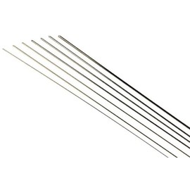 Nickel Silver Wire Straightened Diameter 0.45 mm, Pack of 5, Length 300 mm Each