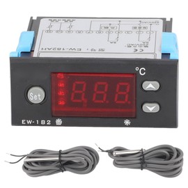 Digital Temperature Controller Dual Sense Line Temperature Defrost Sensor Thermostat for Refrigeration House AC220V