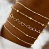 JSTHHTT 19 Pieces Anklets for Women, Trendy Anklets for Women,