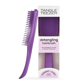 Tangle Teezer Ultimate Detangler Hairbrush - For Wet & Dry Hair - Detangling Brush for All Hair Types - Two-Tiered Teeth Reduce Breakage & Eliminate Knots - Fresh Purple