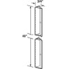 Prime-Line U 9129-4 Vinyl Perforated Corner Shield, 3/4 Inch x