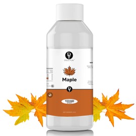 Dolce Flav Maple Extract - 8 Ounce Water-Soluble Multipurpose Flavoring Ideal for Baked Goods, Beverages, Coffee, Desserts & Ice Cream - Perfect Kitchen Gift for Holidays