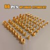 CAMNWAMN 66 PCS NPT Brass Pipe Fittings Assortment Kit, NPT