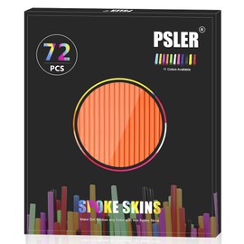 Spoke Covers Spoke Skins,PSLER 72pcs Wheel Rim Trim Wrap Reusable Protector Covers for Wheelchair Mountain Motorbike - Orange Spoke Covers