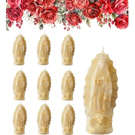 20 Velas Virgen de Guadalupe aromáticas Recuerdos Bautizo Baby Shower Boda Luctuoso Ocasiones Especiales virgencitas recuerditos