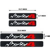 4Pcs Car Door Sill Protector Carbon Fiber Anti-Dirty Scuff Plate