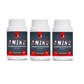 Detailed page [3 Bottles] M6S Amino 300g Health Bulk Up Synergy Strawberry Flavor Amino Acid Supplement / [3병] 엠식스 아미노 300g 헬스 벌크업 시너지 딸기맛 아미노산 보충제