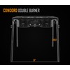 CONCORD Double Propane Burner, Outdoor 2 Burner Camping Stove
